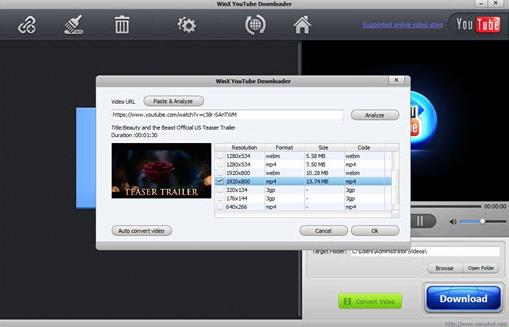 Download and install WinX YouTube Downloader